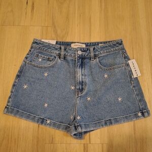 Pacsun Raining Daisies Mom Shorts